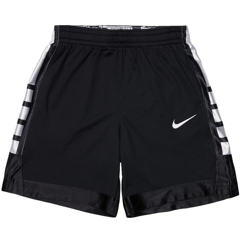 Nike Boy's Dry Shorts Elite Stripe (Big Kids) Black/White MD (10-12 Big Kid)