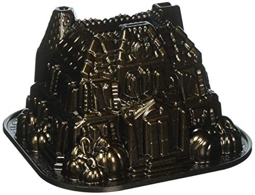 Nordic Ware 92648 Haunted Manor Bundt Pan, One, Bronze
