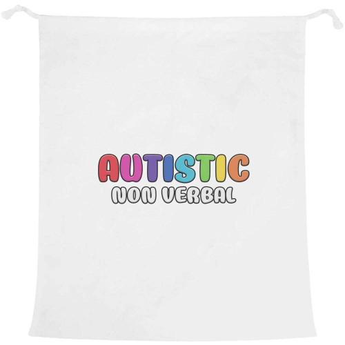 Azeeda 'Autistic Non Verbal' Laundry/Washing/Storage Bag (LB00024523)