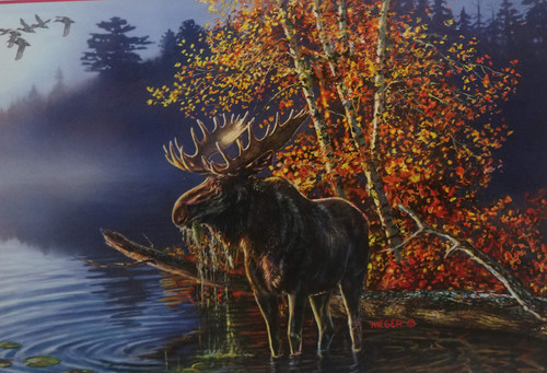 Wildlife Moose 500 Piece Puzzle 19" X 13" Inch