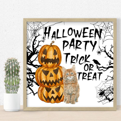 Nintydays Pumpkin Witch Wood Signs Trick Or Treat Wood Signs Rustic Solid Wood Signs for Laundry Room Bathroom Above Bed Sign with Frames Engagement Present 12x12in Nintydays Pumpkin Witch Wood Signs Trick Or Treat Wood Signs Rustic Solid Wood Signs for Laundry Room Bathroom Above Bed Sign with Frames Engagement Present 12x12in