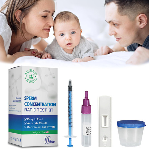 Male Fertility Home Test Kit for Men- Convenient, Private-Shows NorLow Sperm Count,TrakPlus Male Fertility Testing System, Accurate- Easy to Read Resultsmal or Low Sperm Count