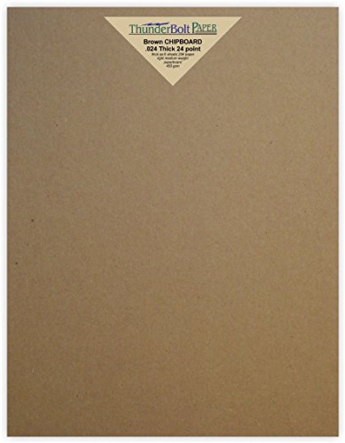 50 Sheets Chipboard 24pt (point) 8.5 X 11 Inches Light Weight Standard Letter|Flyer Size .024 Caliper Thickness Cardboard Craft Packaging Brown Kraft Paper Board 50 Sheets Chipboard 24pt (point) 8.5 X 11 Inches Light Weight Standard Letter|Flyer Size .024 Caliper Thickness Cardboard Craft Packaging Brown Kraft Paper Board