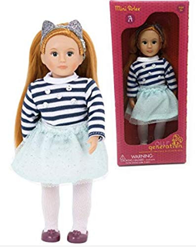 Our Generation mini Arlee doll 6 inch red haired