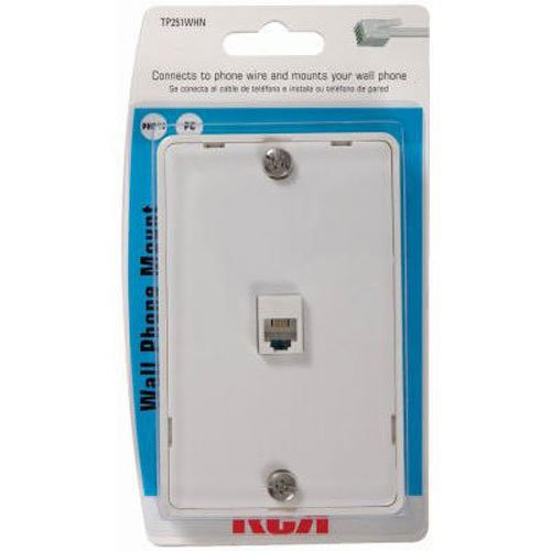 RCA TP251WH Modular Wall Phone Mount (White)
