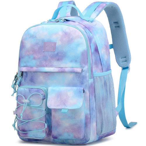 Lohol Galaxy Backpack for Teen Girls and Women, Anti Theft Daypack with 15 Inch Laptop Compartment for Travel School (Galaxy C)