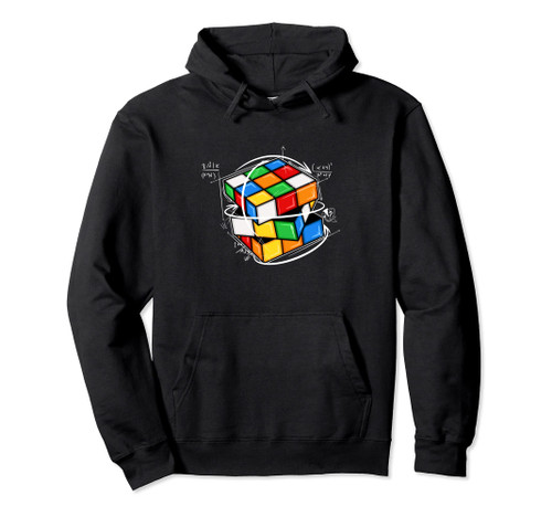 Funny Math Cuber Speed Cubing Puzzle lover Cube Pullover Hoodie
