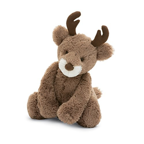Jellycat Bashful Reindeer, Medium, 12 inches
