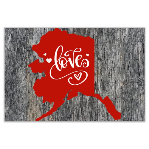 Autravelco Rustic Wood Pallet Wall Plaque Sign Valentine's Day LOVE Alaska Custom Wood Plaque Sign Quote Rustic US America State Map Artwork Decoration Signs for Laundry Pantry 12x18 Inch Autravelco Rustic Wood Pallet Wall Plaque Sign Valentine's Day LOVE Alaska Custom Wood Plaque Sign Quote Rustic US America State Map Artwork Decoration Signs for Laundry Pantry 12x18 Inch