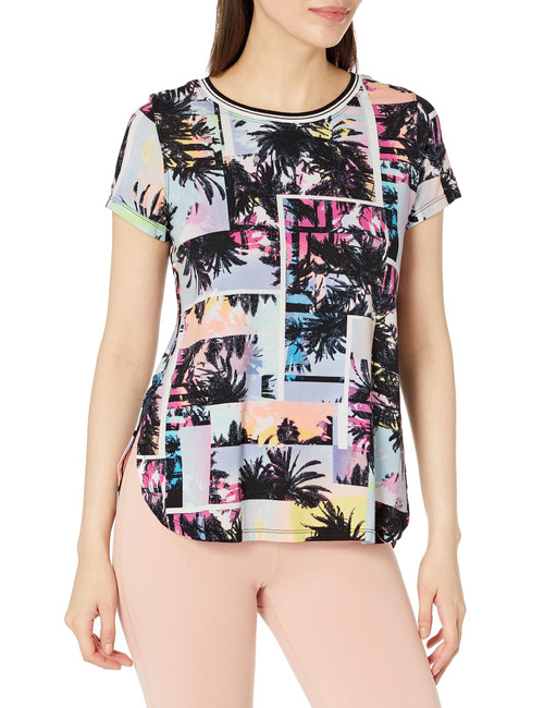 Calvin Klein Performance Women's Comfortable Calvin Klein T-Shirt, Sakura Combo, Large