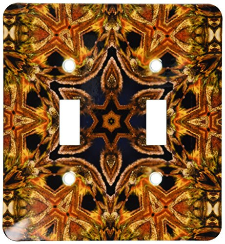 3dRose LLC lsp_42362_2 Turkish Decorative Flower Mandala Double Toggle Switch