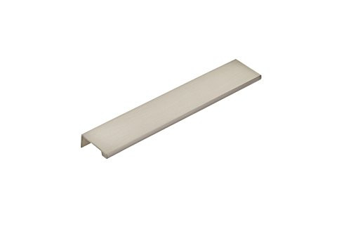 Emtek Cabinet Edge Pull Available in 7 Sizes and 6 Finishes - 87150US15 - (Center to Center 12") - Satin Nickel (US15)