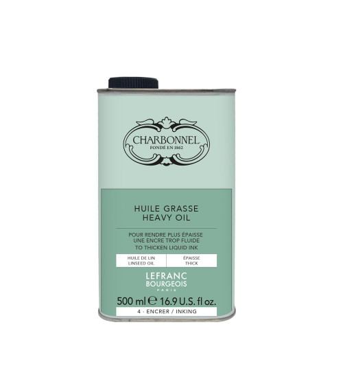 Lefranc Bourgeois Charbonnel Professional Etching Additive, 500ml (16.9-oz) Fatty Oil Lefranc Bourgeois Charbonnel Professional Etching Additive, 500ml (16.9-oz) Fatty Oil