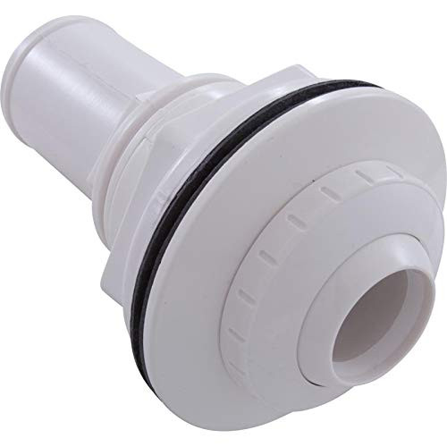 Waterway Plastics 806105100818 WW 1-1/2"b 3-1/2"fd 1" Orifice White Eyeball Fitting