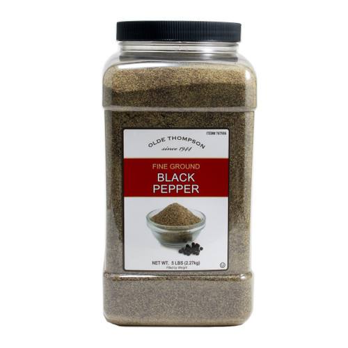 Olde Thompson Fine Black Pepper, 5lbs Bulk Size
