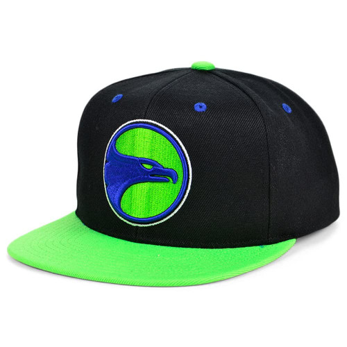 Mitchell & Ness Atlanta Hawks HWC Hardwood Classics Reload Snapback Cap, 2Tone Adjustable Hat Black Green Mitchell & Ness Atlanta Hawks HWC Hardwood Classics Reload Snapback Cap, 2Tone Adjustable Hat Black Green