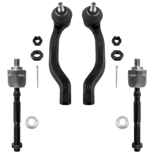 BOXI 4pcs Front Inner Outer Tie Rod Ends Fit for Acura Integra 1994 1995 1996 1997 / for Honda Civic 1992 1993 1994 1995 / for Honda Civic Del Sol 1993 1994 1995 1996 1997 | EV299 ES3331 ES3332 BOXI 4pcs Front Inner Outer Tie Rod Ends Fit for Acura Integra 1994 1995 1996 1997 / for Honda Civic 1992 1993 1994 1995 / for Honda Civic Del Sol 1993 1994 1995 1996 1997 | EV299 ES3331 ES3332