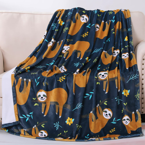 Zevrez Sloth Blanket Cute Kids Throw Blanket Sloth Gifts for Kids Adults Sloths Lovers Soft Lightweight Flannel Fleece Throw Blanket for Couch Bed Sofa(Sloth 3, 60x80 inch) Zevrez Sloth Blanket Cute Kids Throw Blanket Sloth Gifts for Kids Adults Sloths Lovers Soft Lightweight Flannel Fleece Throw Blanket for Couch Bed Sofa(Sloth 3, 60x80 inch)