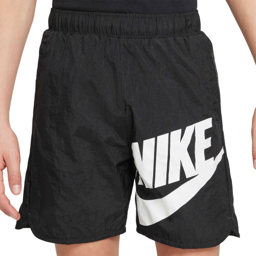 Nike Boy's NSW HBR Woven Shorts (Little Kids/Big Kids) Black/White MD (10-12 Big Kid) Nike Boy's NSW HBR Woven Shorts (Little Kids/Big Kids) Black/White MD (10-12 Big Kid)
