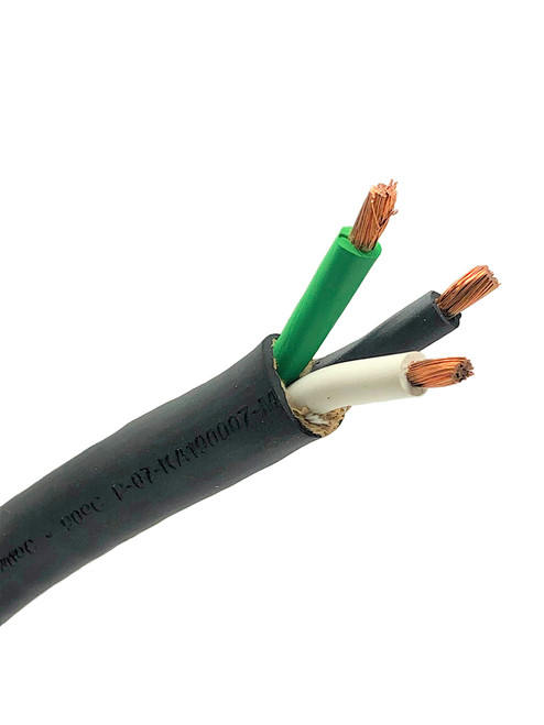 5 Feet 8/3 SOOW Cable Cord Wire - 8 Gauge 8 AWG 3 Conductor 600V Portable Power Extension Cord Cable with Ultra Flexible CPD Insulation Jacket
