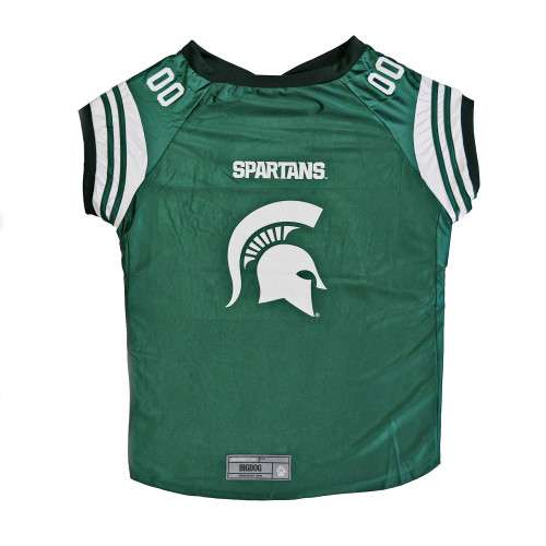 NCAA Michigan State Spartans Pet Premium Big Dog Jersey, Green