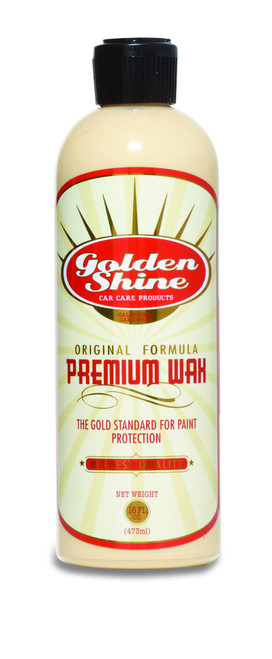 Golden Shine Premium Liquid Car Wax, 16 Ounce Bottle 33016