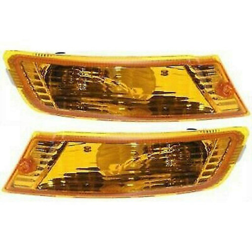 For Jeep Liberty Parking Signal Light Assembly 2005 2006 Pair Driver and Passenger Side DOT Certified CH2520143 + CH2521143