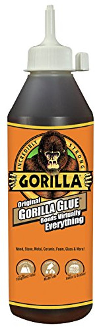 Gorilla Original Gorilla Glue, Waterproof Polyurethane Glue, 18 ounce Bottle, Brown Gorilla Original Gorilla Glue, Waterproof Polyurethane Glue, 18 ounce Bottle, Brown