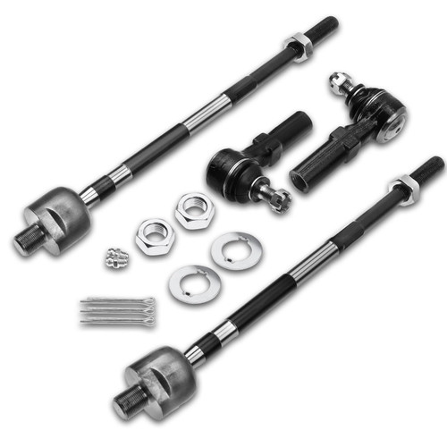 A-Premium Set of 4, Front Inner & Outer Tie Rod End Kit, Compatible with Nissan Altima 2002-2004, Maxima 2003-2008, Replace # ES3438 ES3407
