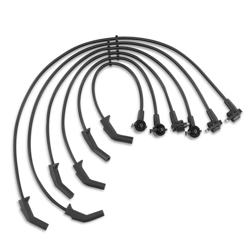 A-Premium Ignition Spark Plug Wires Set of 6 Compatible with Ford Mustang 1994-1998 Thunderbird Mercury Cougar 1994-1997 3.8L Replace# F4PZ12259-F, F4PZ12259-G