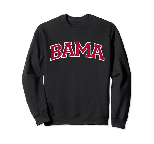 Bama - Alabama Gifts AL State Graphic Sweatshirt Long Sleeve Bama - Alabama Gifts AL State Graphic Sweatshirt Long Sleeve