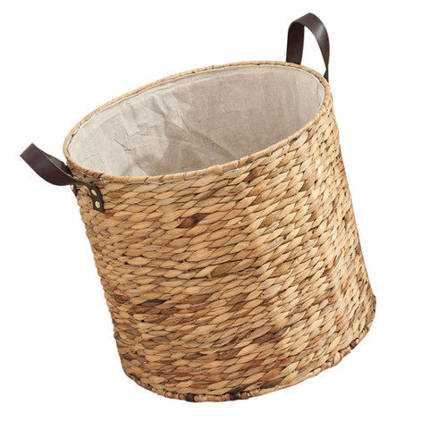 Zerodeko 1pc Wicker Storage Basket Shelf Baskets Standing Basket Hand-woven Basket Wicker Laundry Baskets Wicker Hamper Rattan Basket Home Storage Accessory Household Storage Tools Rattan
