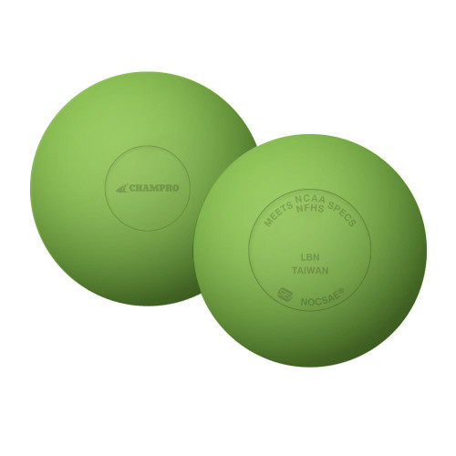 Champro Premium Rubber NOCSAE Lacrosse Balls, Regulation Colors, Sets of 3, 6, and 12.
