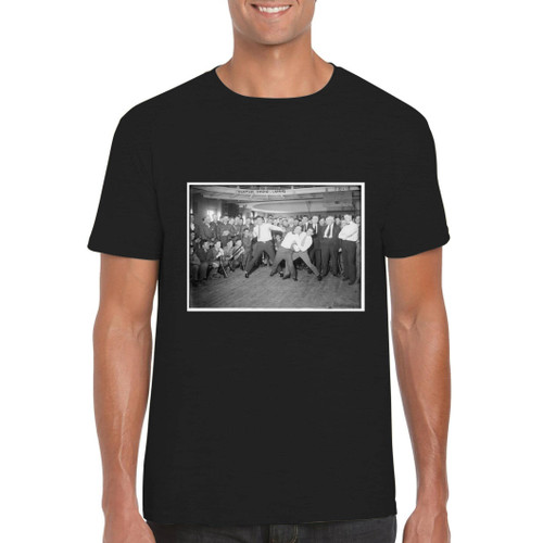 Jack Dempsey - Men's Crewneck T-Shirt FCA #FCAG340877, Black, XX-Large Jack Dempsey - Men's Crewneck T-Shirt FCA #FCAG340877, Black, XX-Large