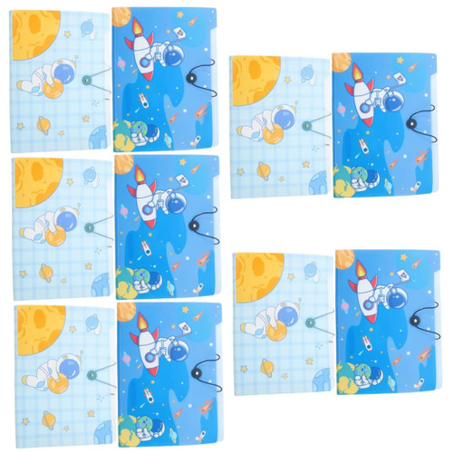 Operitacx 10 Pcs File Holder Small File File Fold File Portfolio Folders Plastic Folders for Binders Accordian Filing Folders Receipt Folder Organizers Document Pouch Documents Bag A4