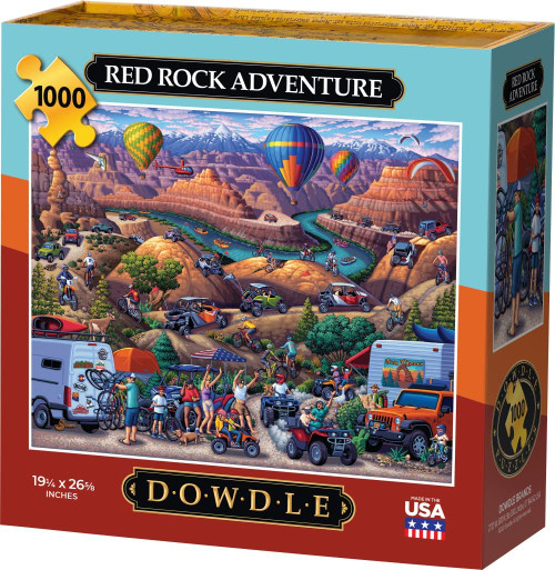 Dowdle Jigsaw Puzzle - Red Rock Adventure 1000 Piece