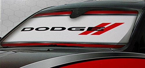 dodge truck dash auto car sun shade protector logo windshield window sunshade rt
