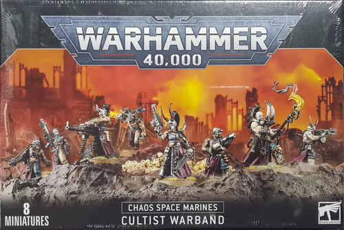 Games Workshop - Warhammer 40,000 - Chaos Space Marines - Cultist Warband (Cultists of the Abyss) Games Workshop - Warhammer 40,000 - Chaos Space Marines - Cultist Warband (Cultists of the Abyss)