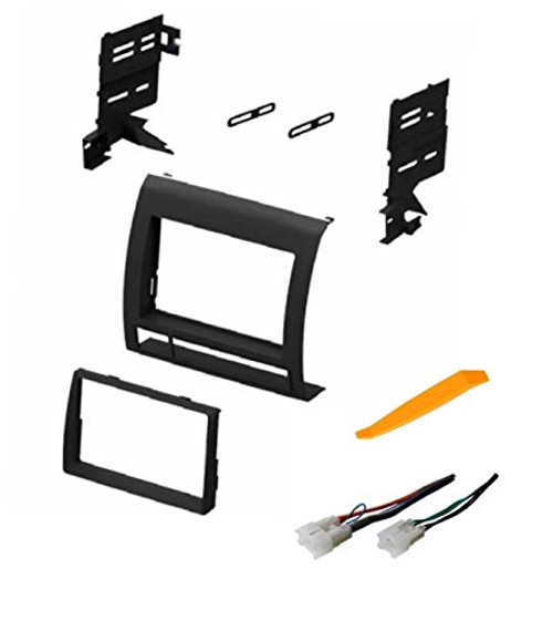 ASC Audio Car Stereo Dash Install Kit and Wire Harness for Installing an Aftermarket Double Din Radio for 2005 2006 2007 2008 2009 2010 2011 Toyota Tacoma - No Factory Premium Amp ASC Audio Car Stereo Dash Install Kit and Wire Harness for Installing an Aftermarket Double Din Radio for 2005 2006 2007 2008 2009 2010 2011 Toyota Tacoma - No Factory Premium Amp