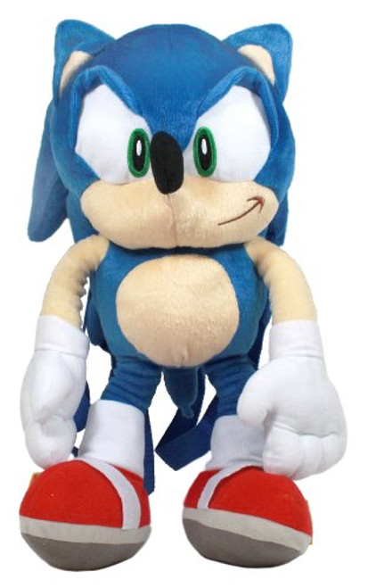 Accessory Innovations Sonic The Hedgehog Plush Backpack, 16"