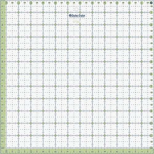 Lori Holt Cute Cuts 12.5" x 12.5" Square Ruler - Riley Blake Designs STCC-9001