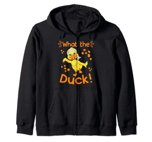 Duck Pet What the Duck! Ducks Holder Duck lover Duckling Zip Hoodie Duck Pet What the Duck! Ducks Holder Duck lover Duckling Zip Hoodie