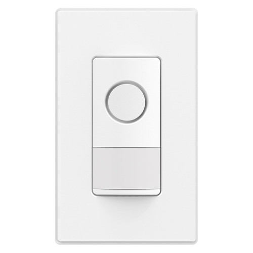 ELEGRP Smart Motion Sensor Switch, 2.4GHz Wi-Fi Single Pole Light Switch Works with Alexa & Google Assistant, APP Remote Control, Neutral Wire Required, UL Certified, No Hub Required (White, 1 Pack)