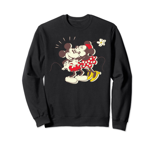 Disney Vintage Mickey Minnie Mouse Kiss Crewneck Sweatshirt Sweatshirt Disney Vintage Mickey Minnie Mouse Kiss Crewneck Sweatshirt Sweatshirt