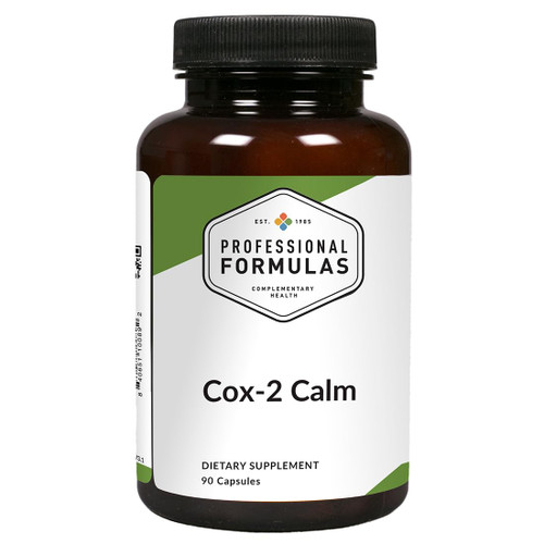 Professional Formulas Cox-2 Calm. A Blend of MSM, Turmeric and Boswelia to Support for Healthy Joint Function, Muscles and Mobility. Vegetarian Formula, Gluten Free, Hypoallergenic, 90 Capsules.