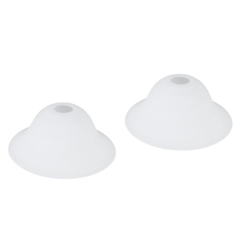 BESTOYARD 2pcs lampshade tabletop lamp shade decorative lamp shade rustic lamp shade wisteria lamp shade finials for lamps farmhouse light shade bell lamp e27 Glass lighting white chandelier