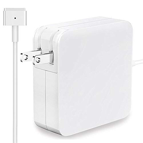 GSNOW Compatible MacBook Air Charger 45W Mag Safe 2 Magnetic T-Tip Power Adapter, Charger MacBook Air 11"&13" 45W Macbooks After Late 2012 (45WD) (White)