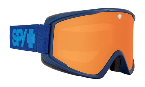 Spy Optic Crusher Elite Snow Goggle, Winter Sports Protective Goggles, Color and Contrast Enhancing Lenses, Elite Matte Navy - LL Persimmon Lenses