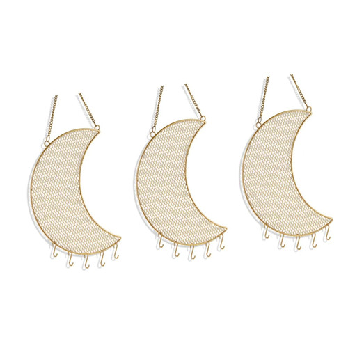 Cabilock 3pcs star display stand star earring display star jewelry hanging stud earring holder wall mounted jewelry organizer moon jewelry organizer Metal Celebrity hanger Cabilock 3pcs star display stand star earring display star jewelry hanging stud earring holder wall mounted jewelry organizer moon jewelry organizer Metal Celebrity hanger
