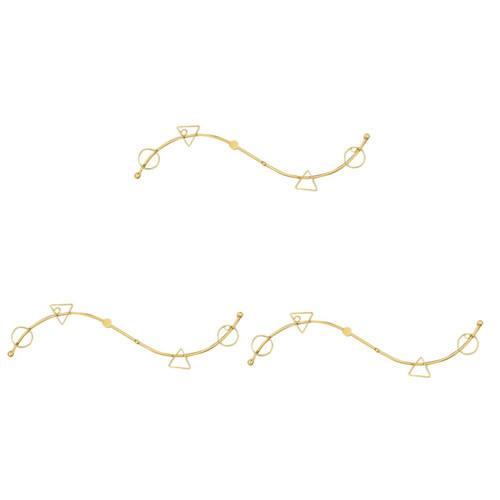 Cabilock 3pcs Iron Multifunctional Hanging Garden Tools Hook hat Wall Hanger Scarf Hook Rack Multi Hanger Decorative Wall Hooks Closet Hook Coat Hook Wall Jewelry pegs Coat Rack Key Storage